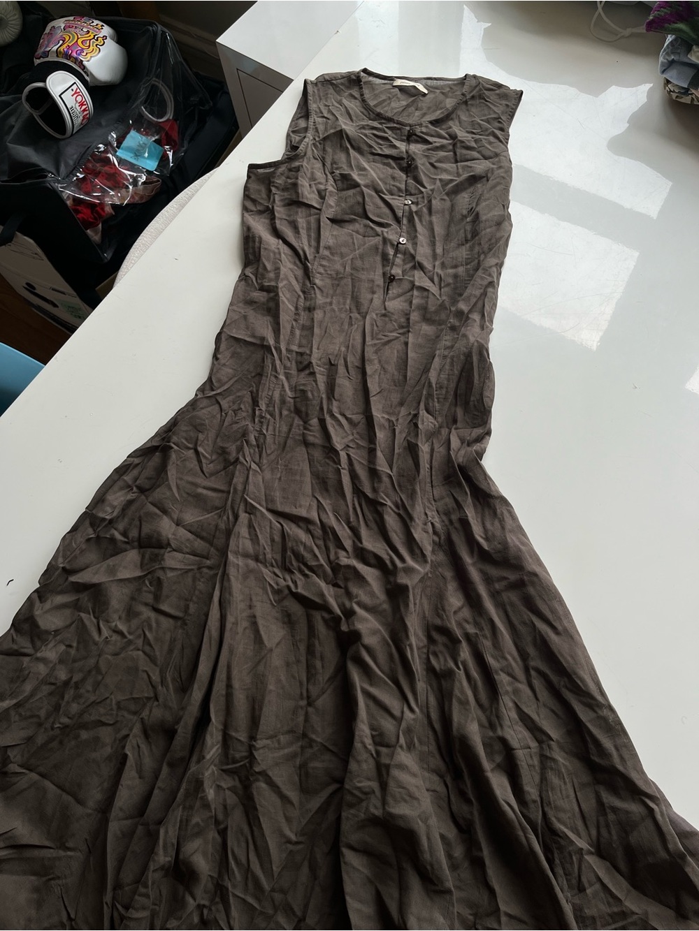 Paloma Wool Brown Maxi Dress
